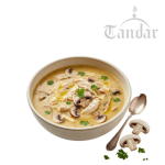 شوربة دجاج بالمشروم بالسمن البلدي